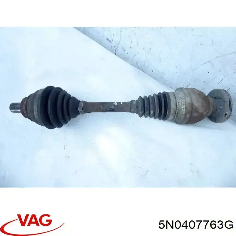 Semieje delantero izquierdo 5N0407761FX VAG