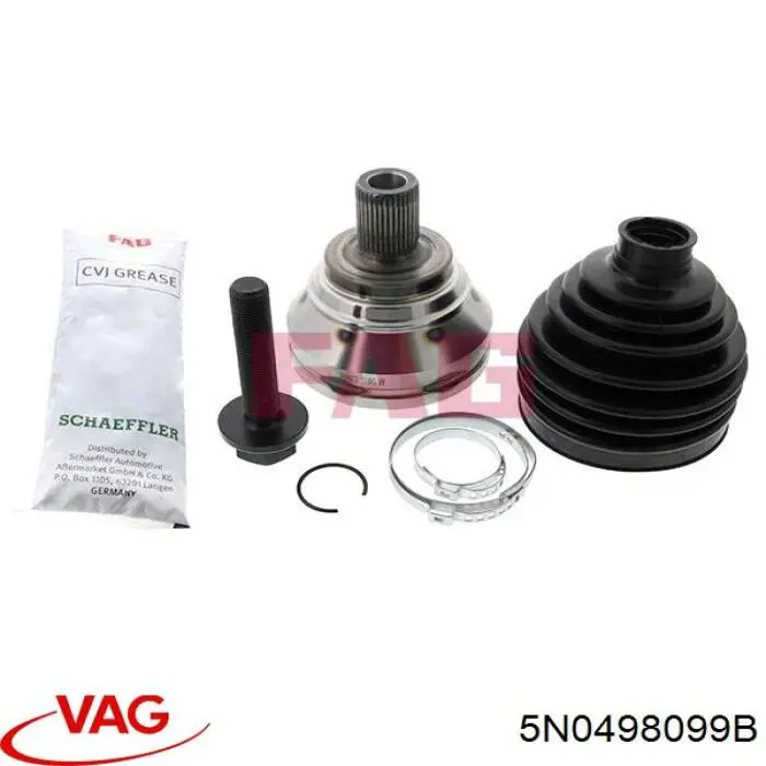 Junta homocinética exterior delantera VAG 5N0498099B precio, desde 476,52 EUR
