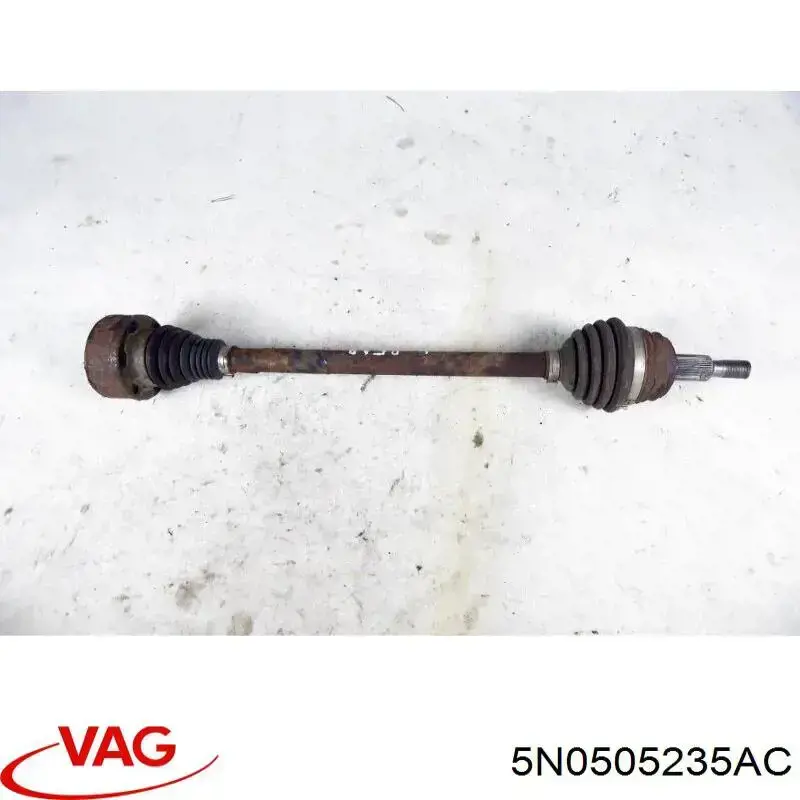 5N0505235AC VAG Subchasis trasero soporte motor
