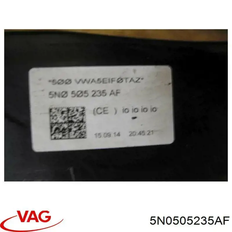 Comprar 5N0505235AF VAG Puente trasero