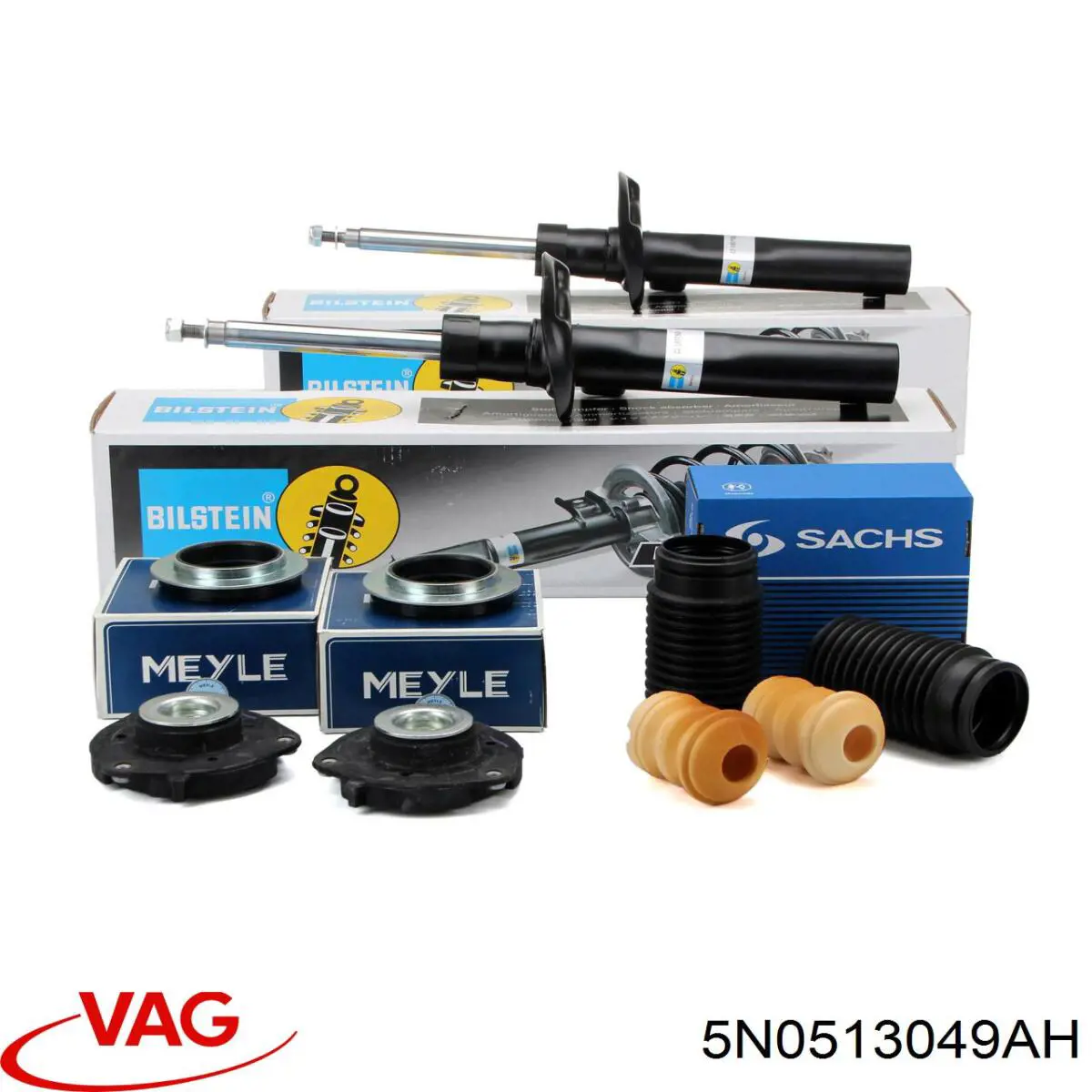 Amortiguador trasero VAG 5N0513049AH precio, desde 34,15 EUR
