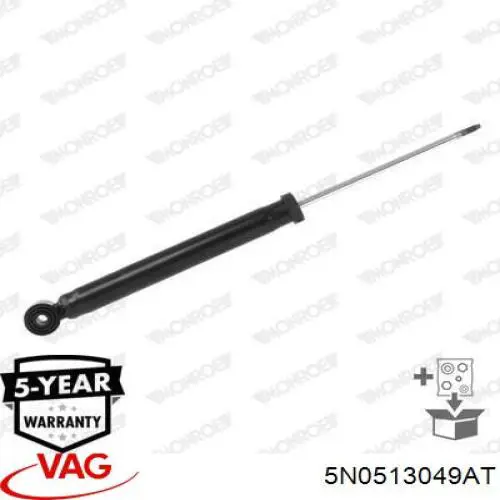 Comprar 5N0513049AT VAG Amortiguador trasero