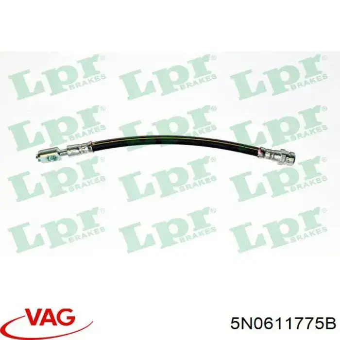 Latiguillo de freno trasero 5N0611775B VAG