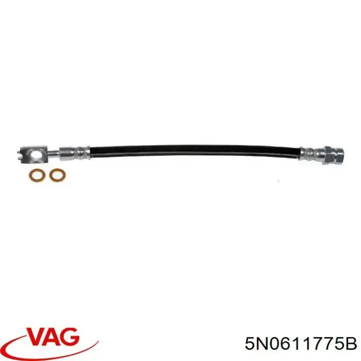 5N0611775B VAG Manguera de freno trasera