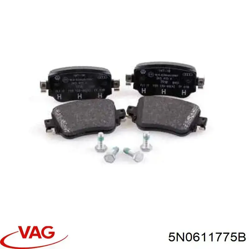 Tubo liquido de freno trasero VAG 5N0611775B