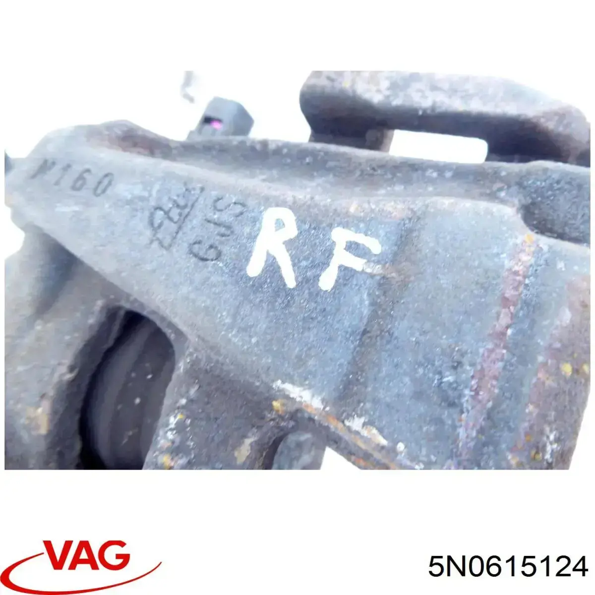 Pinza de freno delantera derecha 5N0615124 VAG