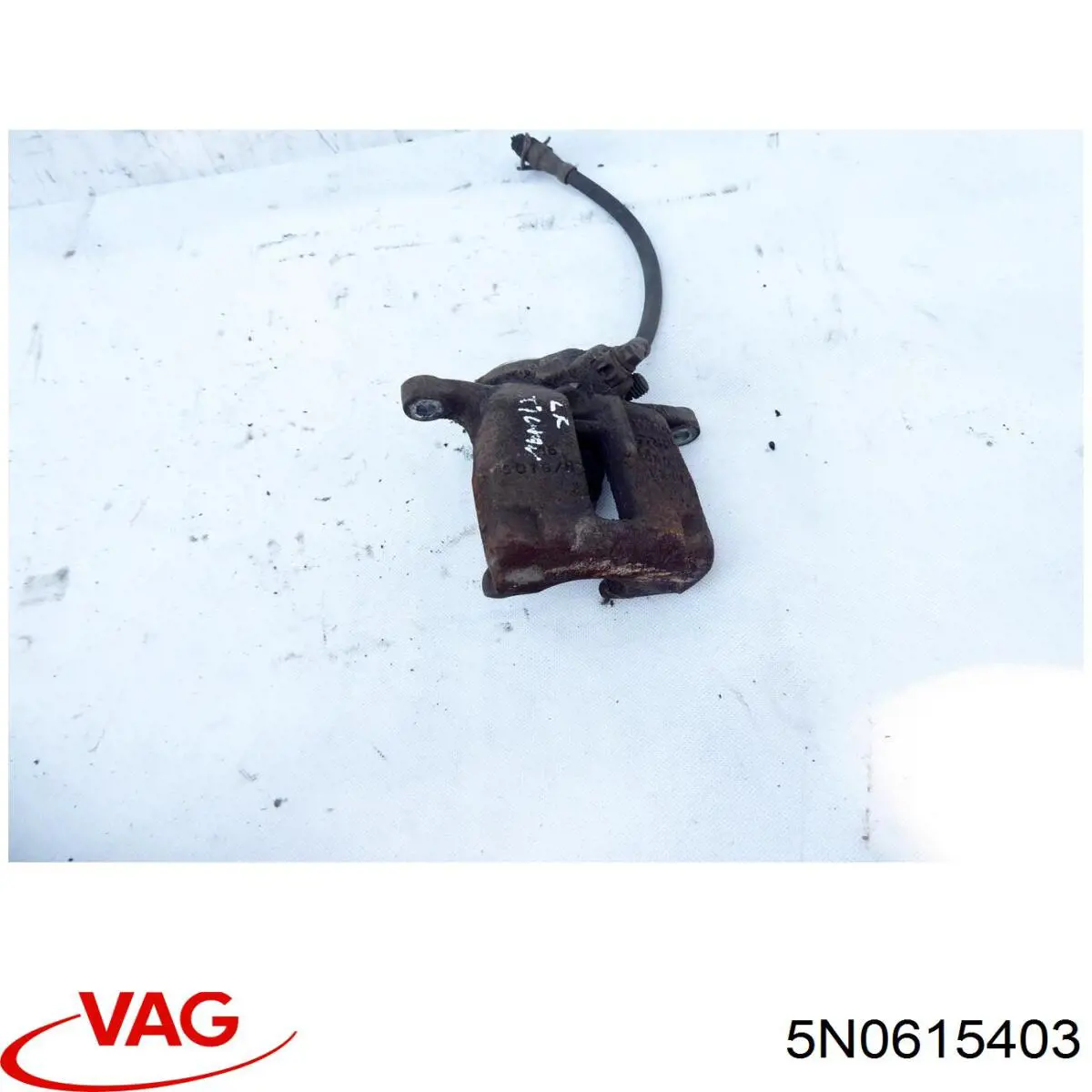 Pinza de freno trasera izquierda 5N0615403 VAG
