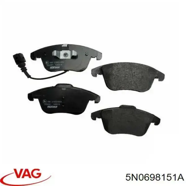 Pastillas freno delanteras VAG 5N0698151A precio, desde 32,43 EUR