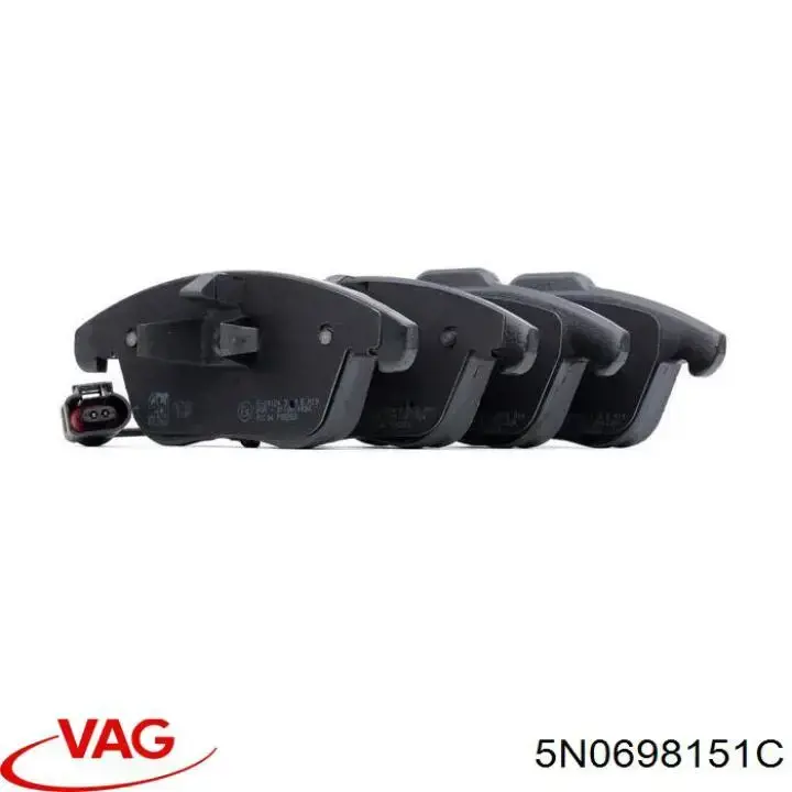 Comprar 5N0698151C VAG Pastillas delanteras de freno