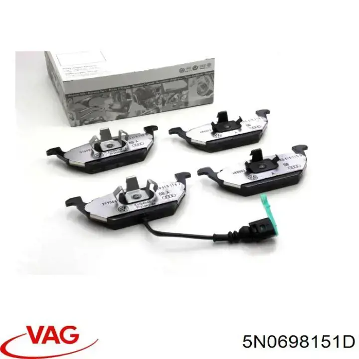 Comprar 5N0698151D VAG Pastillas delanteras de freno