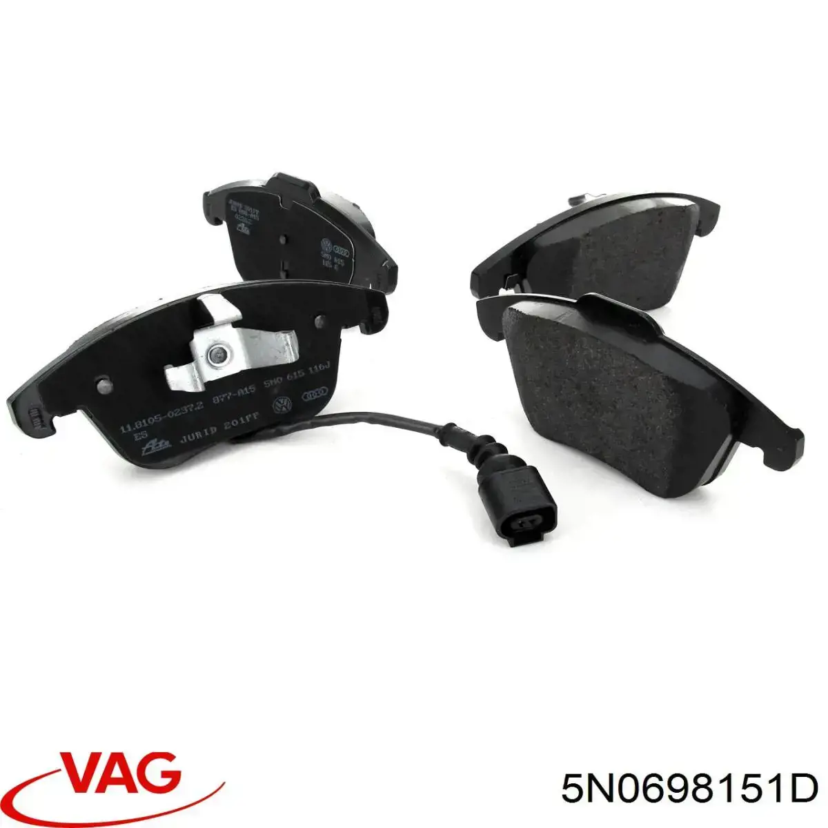 Pastillas de freno 5N0698151D VAG