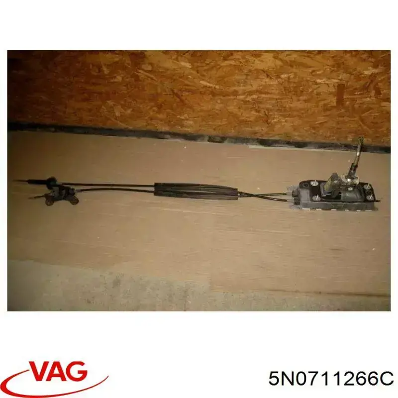 5N0711266C VAG cable de accionamiento, caja de cambios, selectora