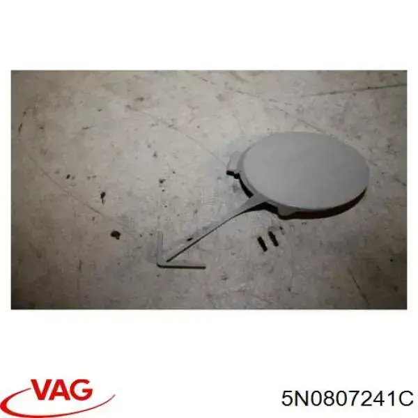 Tapa del gancho de remolque del parachoques delantero derecho VAG 5N0807241C precio, desde 5,38 EUR