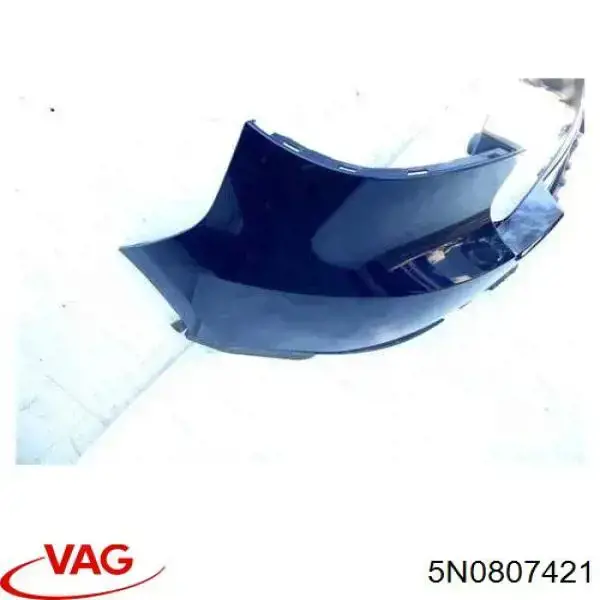 Parachoques trasero, parte superior 5N0807421 VAG