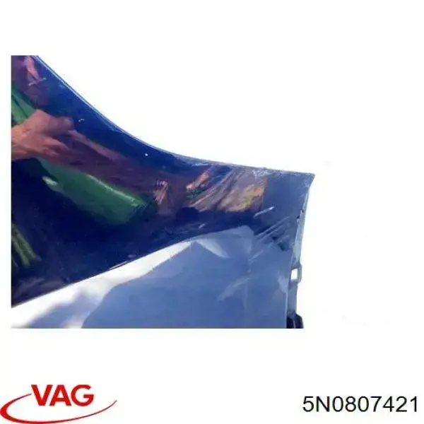 5N0807421 VAG parachoques trasero, parte superior