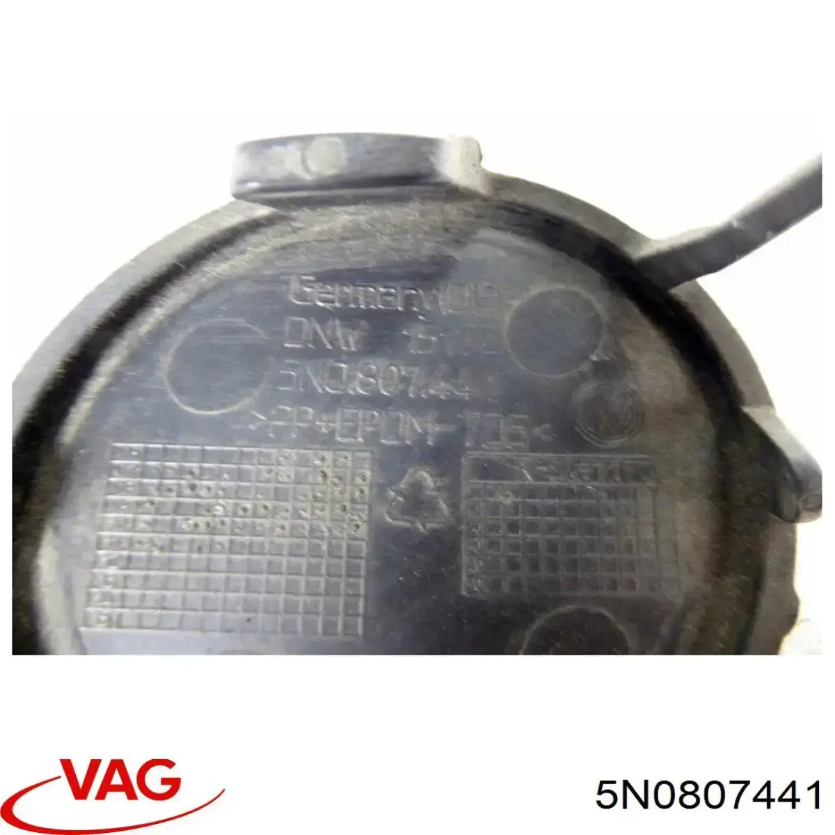 Cobertura de parachoques, enganche de remolque, trasera Volkswagen Tiguan 1 (5N1, 5N2)