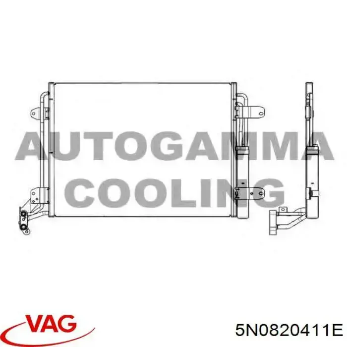 Aire acondicionado capacitor VAG 5N0820411E precio, desde 115,66 EUR