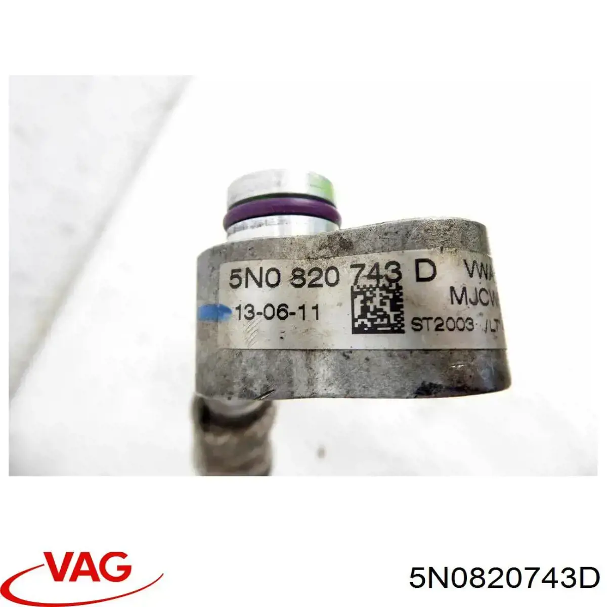 5N0820743D VAG Manguera de aire acondicionado de evaporador al compresor