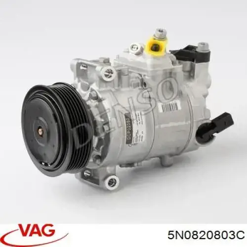 Compresor de aire acondicionado 5N0820803C VAG