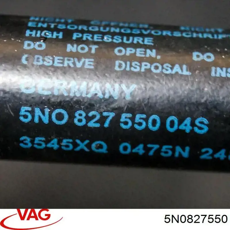 Amortiguador de maletero VAG 5N0827550 precio, desde 19,25 EUR