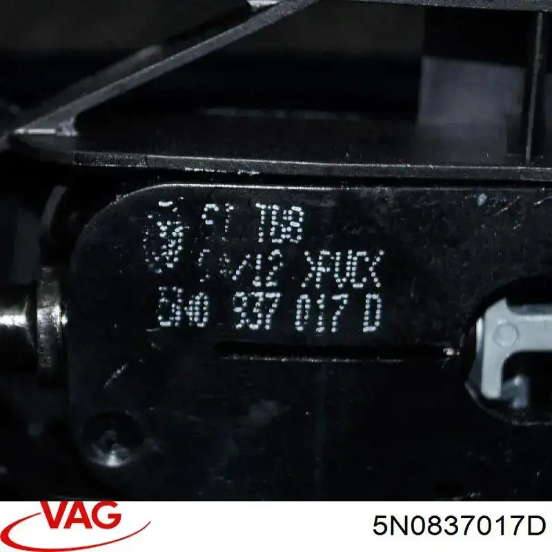 5N0837017D VAG Cable de apertura de cerradura de puerta delantera