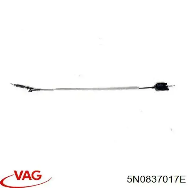 Cable de apertura de cerradura de puerta delantera 5N0837017E VAG