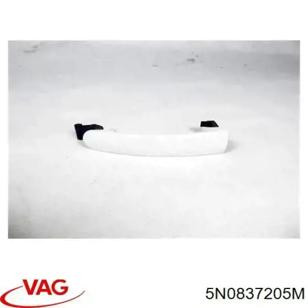 Manija exterior derecha delantera/trasera de puerta VAG 5N0837205M