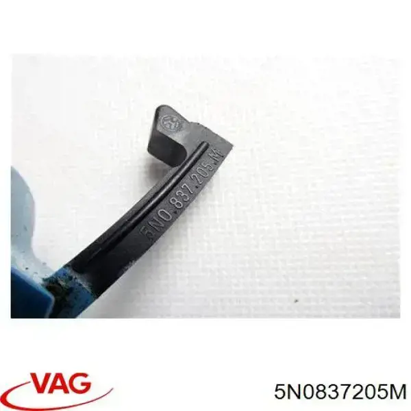 Manija exterior derecha delantera/trasera de puerta 5N0837205M VAG