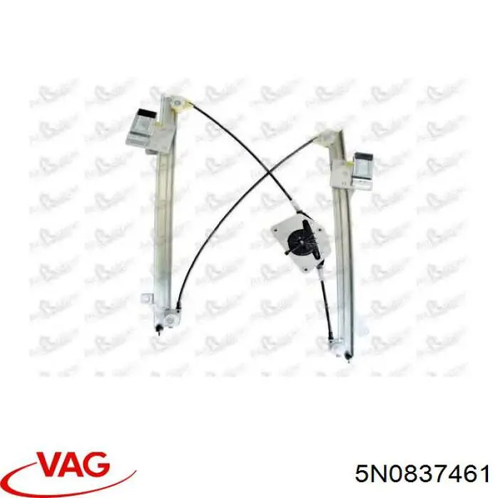 Mecanismo de elevalunas, puerta delantera izquierda Volkswagen Tiguan 1 5N1, 5N2