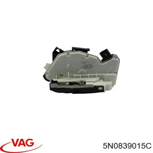 5N0839015C VAG cerradura de puerta trasera izquierda