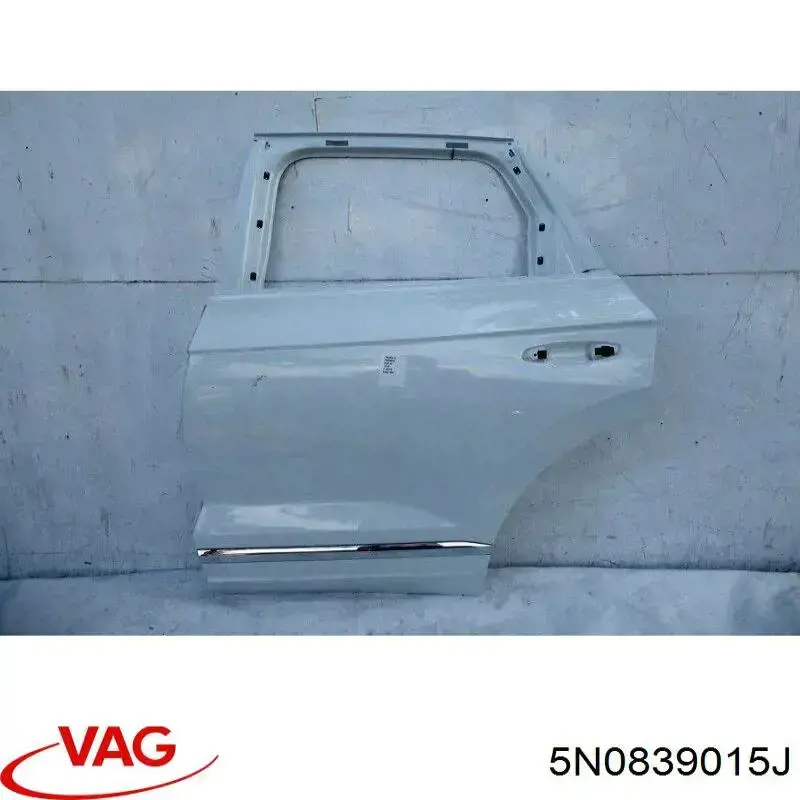 Cerradura de puerta trasera izquierda 5N0839015J VAG
