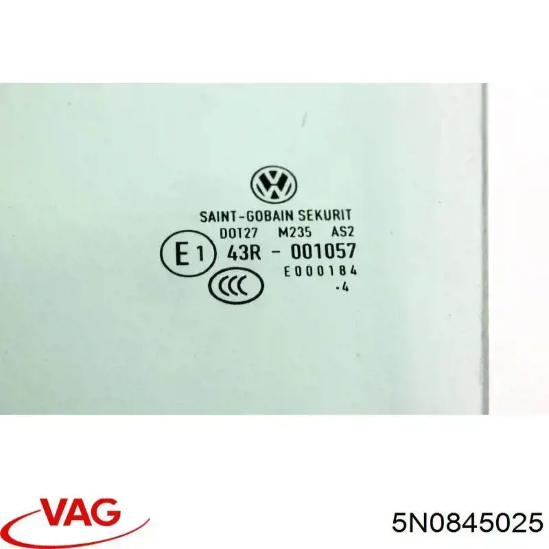 Comprar 5N0845025 VAG Cristal de puerta trasera izquierda