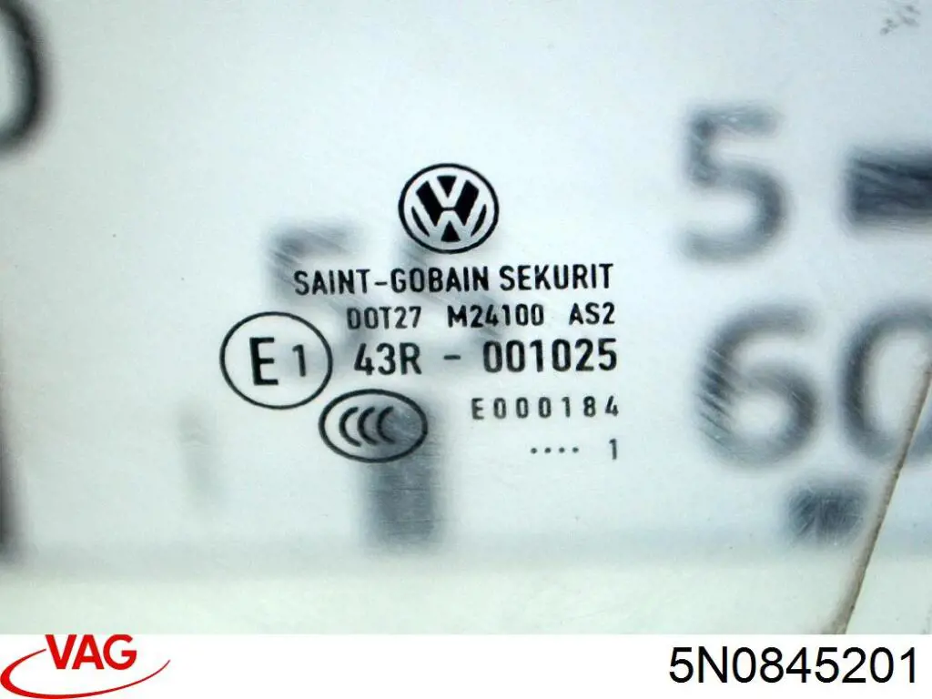 Vidrio de puerta del conductor para Volkswagen Tiguan (5N)