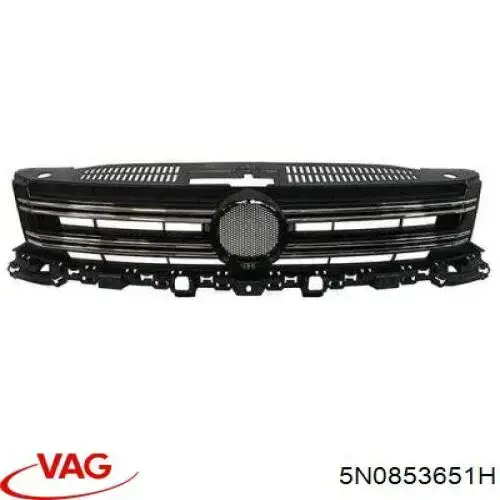 5N0853651H VAG panal de radiador