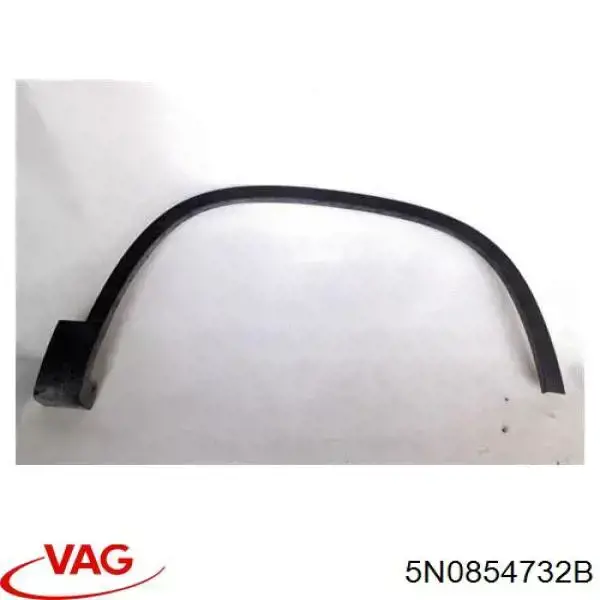 Extensión de la aleta delantera derecha VAG 5N0854732B precio, desde 28,70 EUR