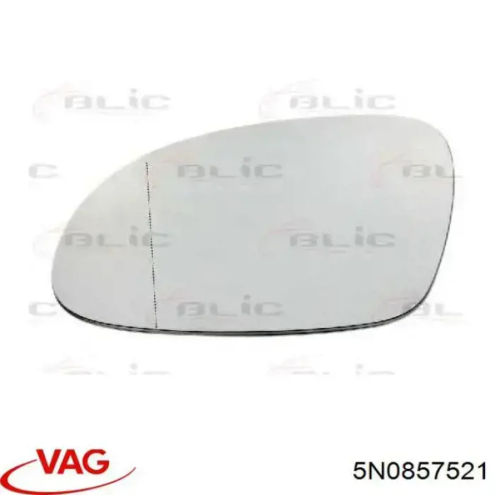 Cristal de Retrovisor Exterior Izquierdo VAG 5N0857521