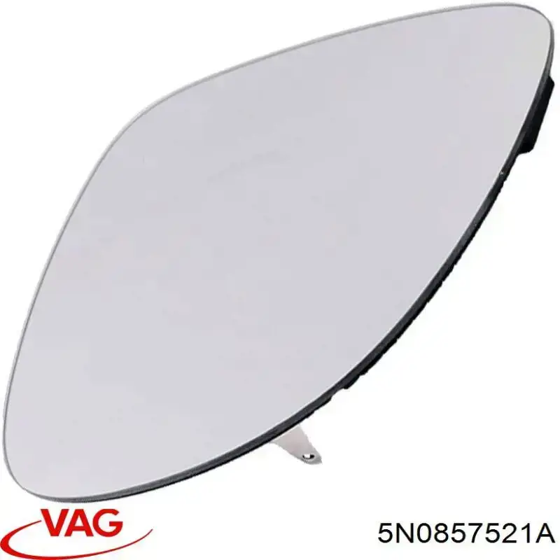 5N0857521B VAG Cristal de espejo retrovisor exterior izquierdo