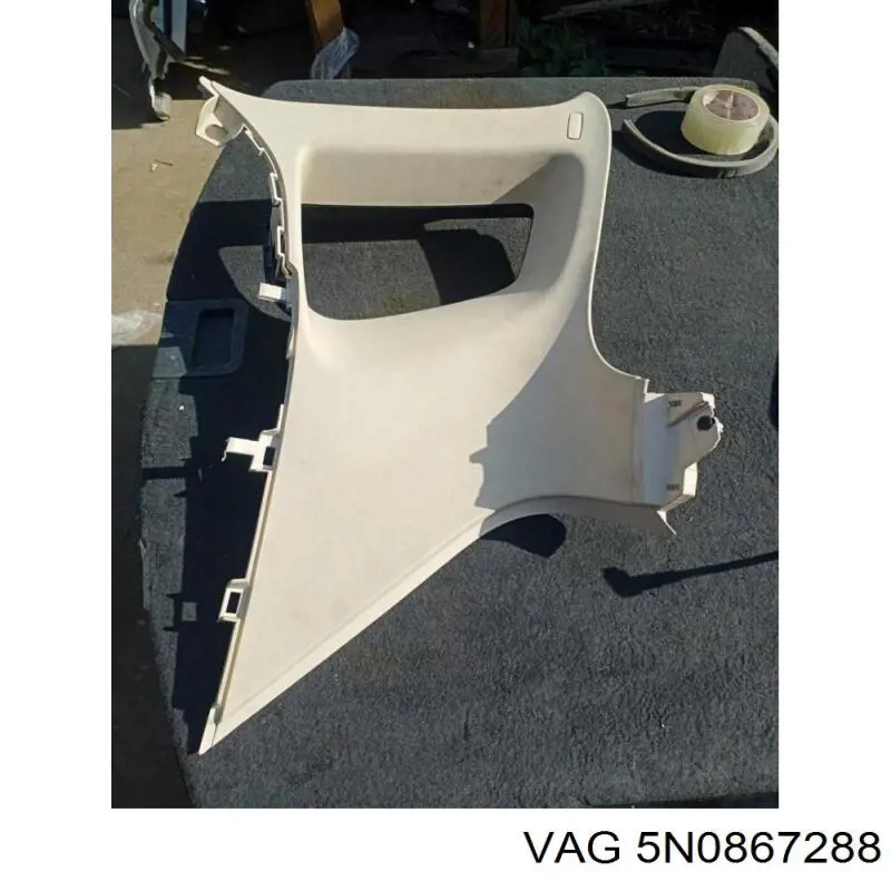 Comprar 5N0867288 VAG Cubierta interior del pilar trasero derecho