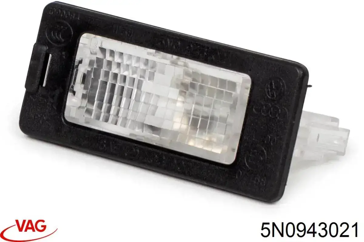 Luz matricula 5N0943021 VAG