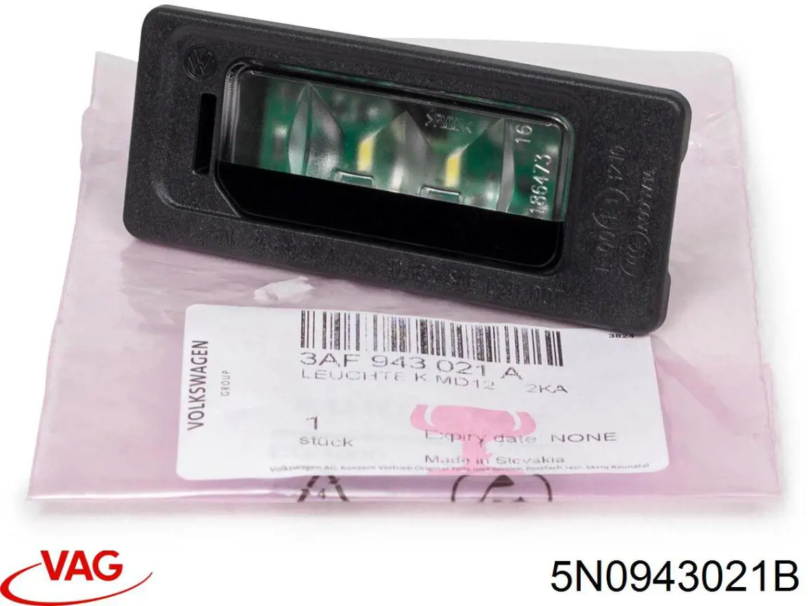Comprar 5N0943021B VAG Luz matricula