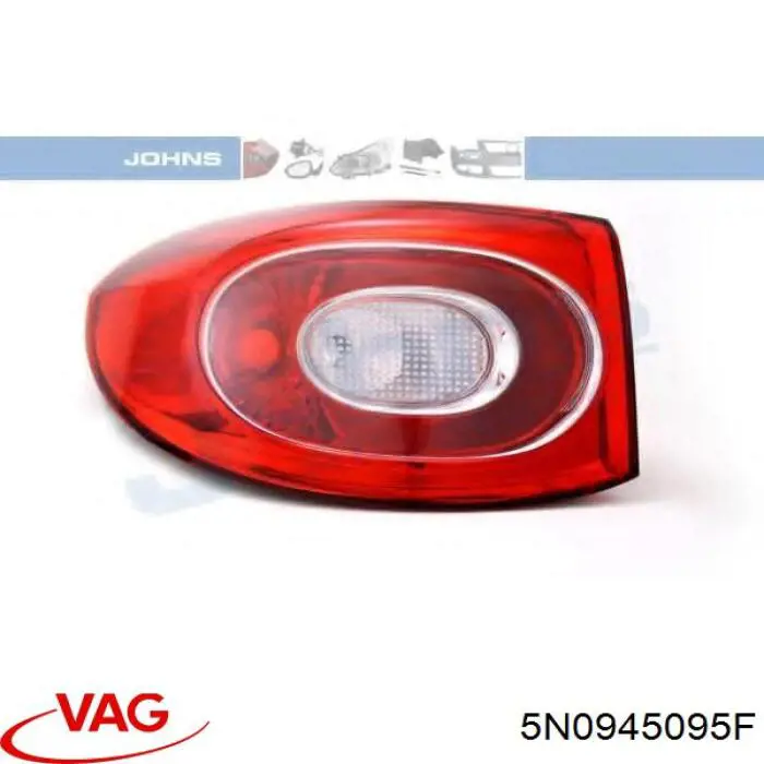 Piloto trasero exterior izquierdo VAG 5N0945095D precio, desde 76,46 EUR