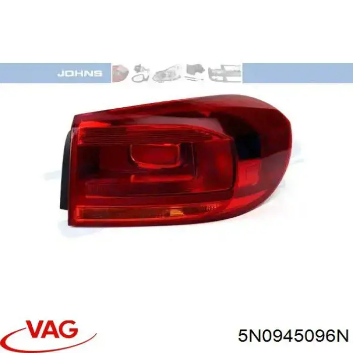 Piloto trasero exterior derecho VAG 5N0945096N precio, desde 94,55 EUR
