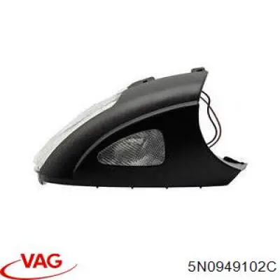 Comprar 5N0949102C VAG Luz intermitente del espejo retrovisor derecho