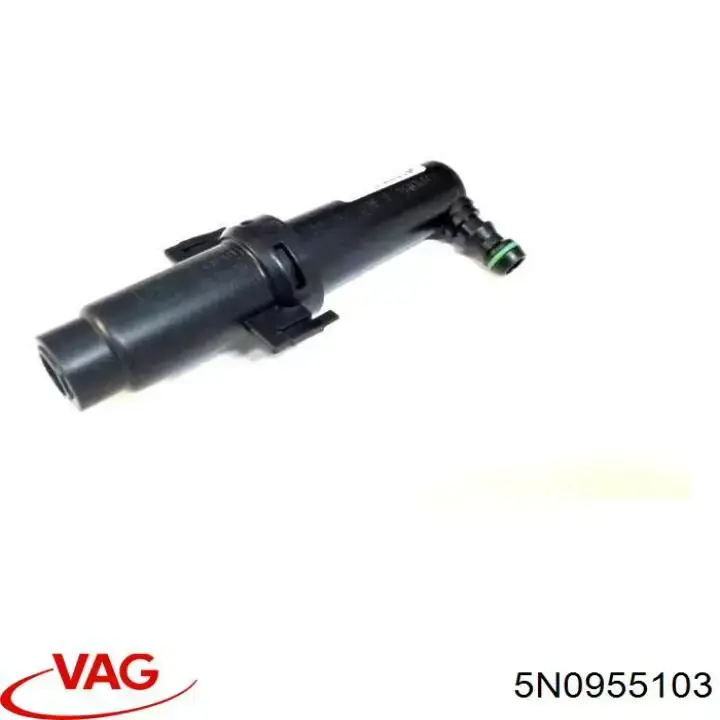 5N0955103 VAG tobera de agua regadora, lavado de faros, delantera izquierda