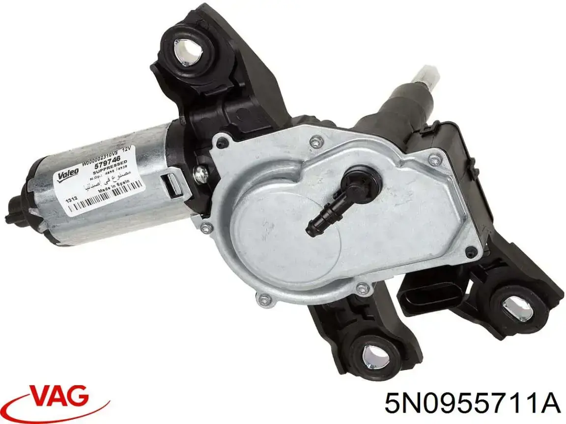 Comprar 5N0955711A VAG Motor limpiaparabrisas, trasera