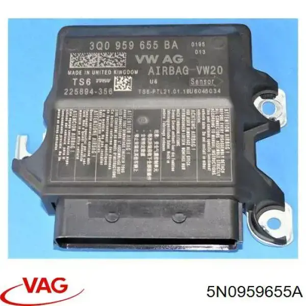 Módulo de control de airbag VAG 5N0959655A precio, desde 104,54 EUR
