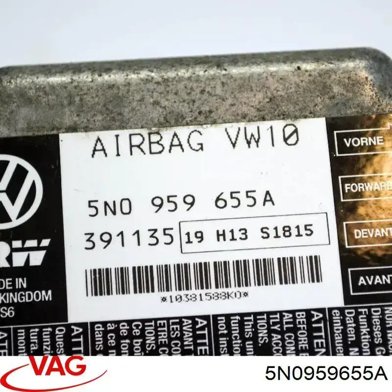 Comprar 5N0959655A VAG Módulo de control de airbag