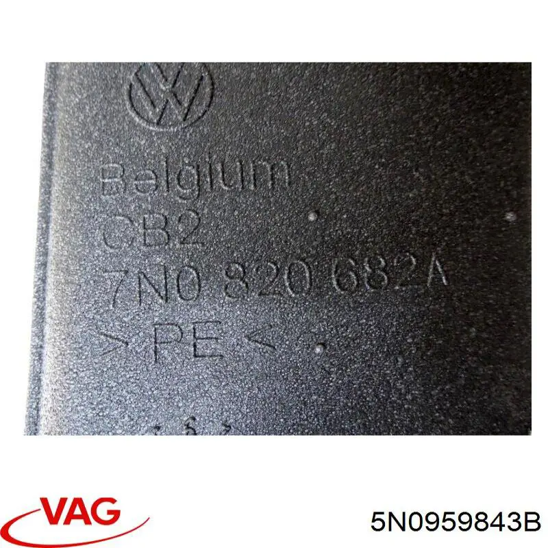 Mazo de cables de la puerta trasera 5N0959843B VAG