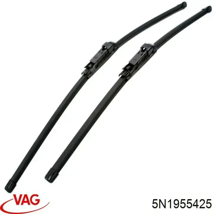 Juego de limpiaparabrisas de luna delantera, 2 piezas Volkswagen Tiguan 1 5N1, 5N2