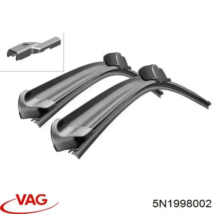 Limpiaparabrisas delanteras 5N1998002 VAG